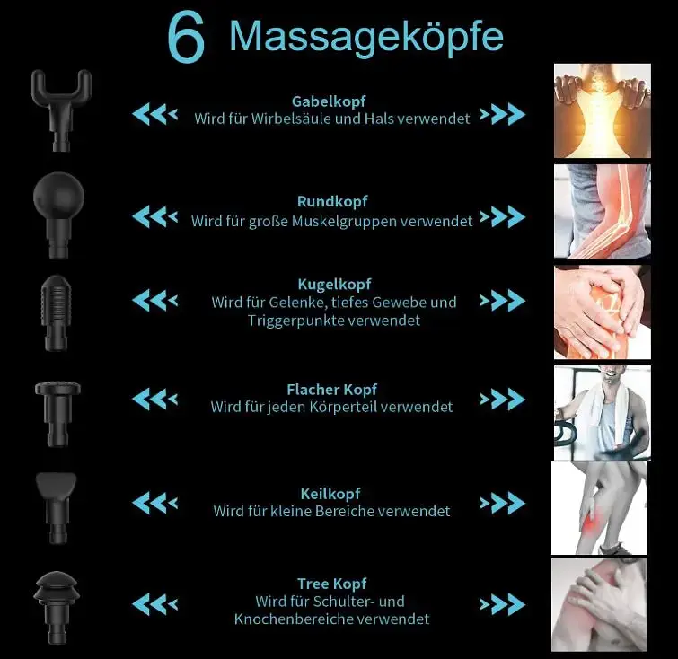 MINT LAMA Muskel Massage Pistole Ansicht 3