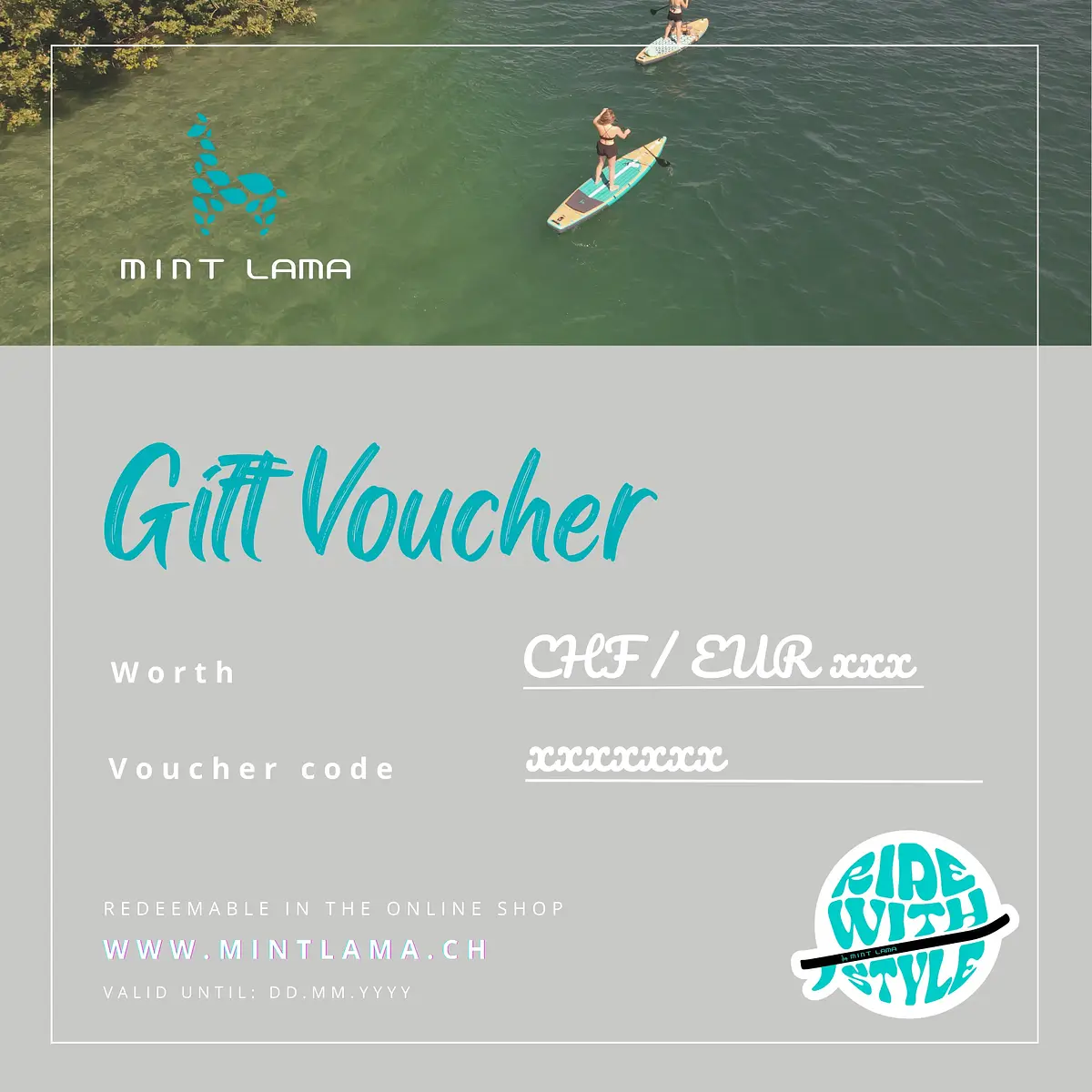 Digital voucher MINT LAMA View 2