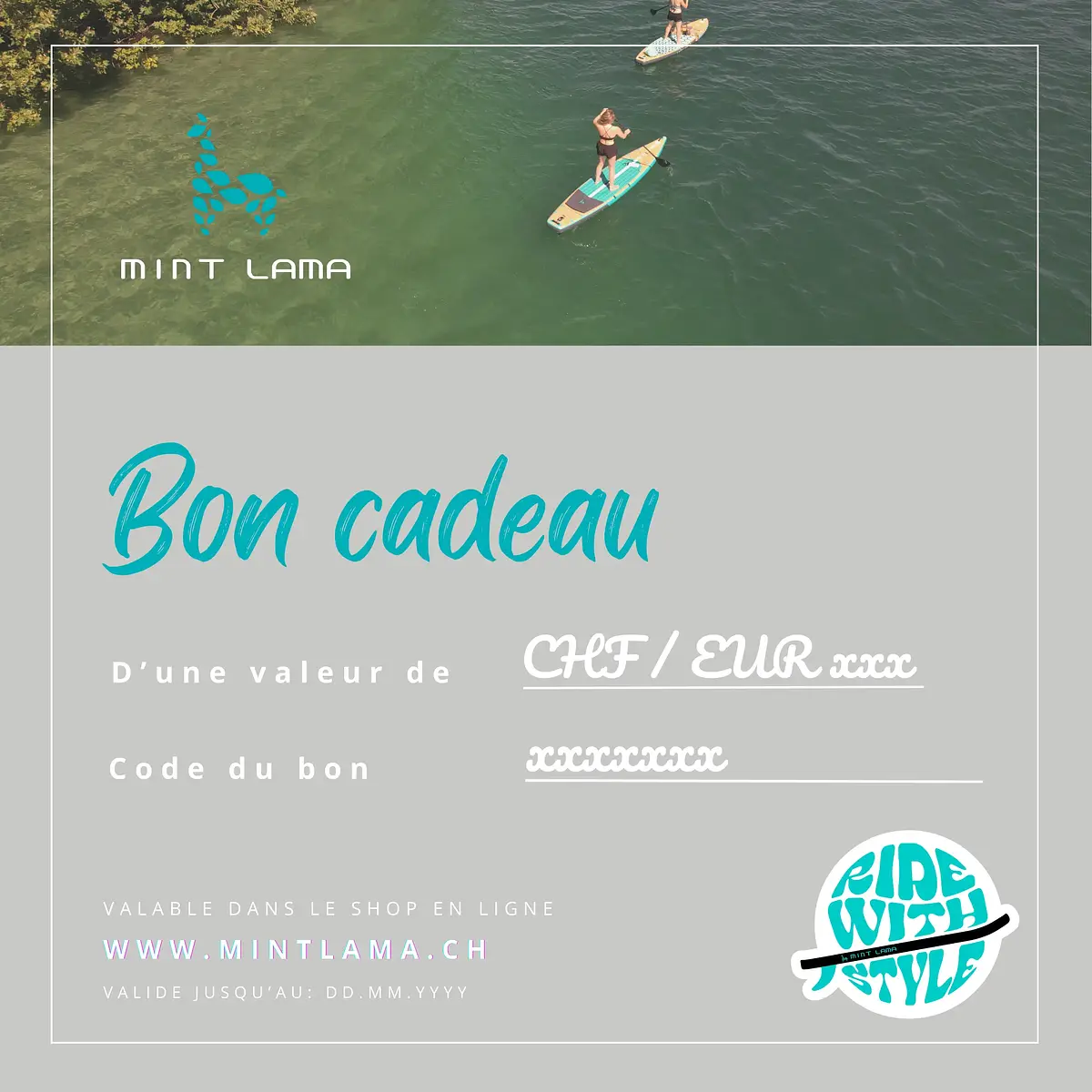 Bon d'achat MINT LAMA Vue 2